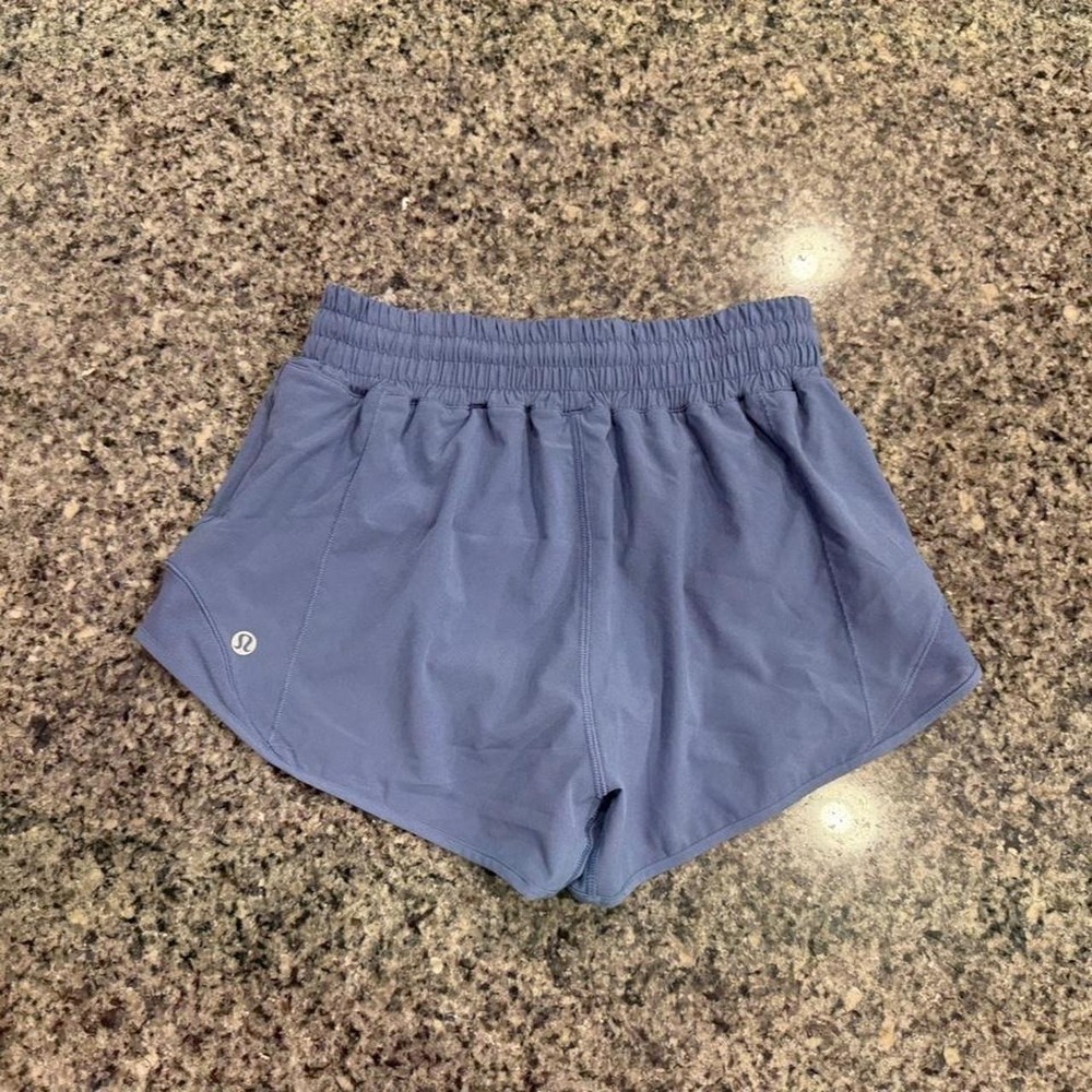 Lululemon Hotty Hot High-Rise Lined Short 2.5" Oasis Blue